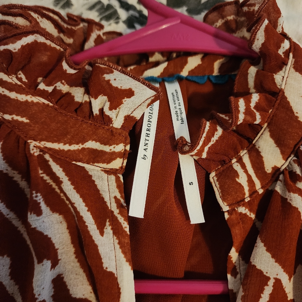 Anthropology women's blouse small - Picture 4 of 5